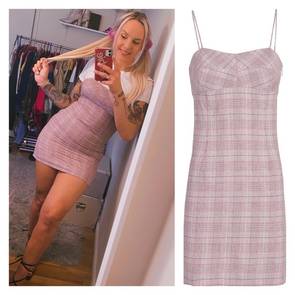 INTERMIX Dresses & Skirts - NWT intermix plaid strappy dress clueless 6